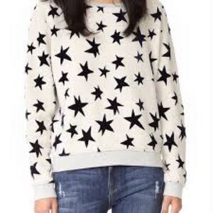 Scotch & Soda Size 2 Medium Gray Stars Sweatshirt